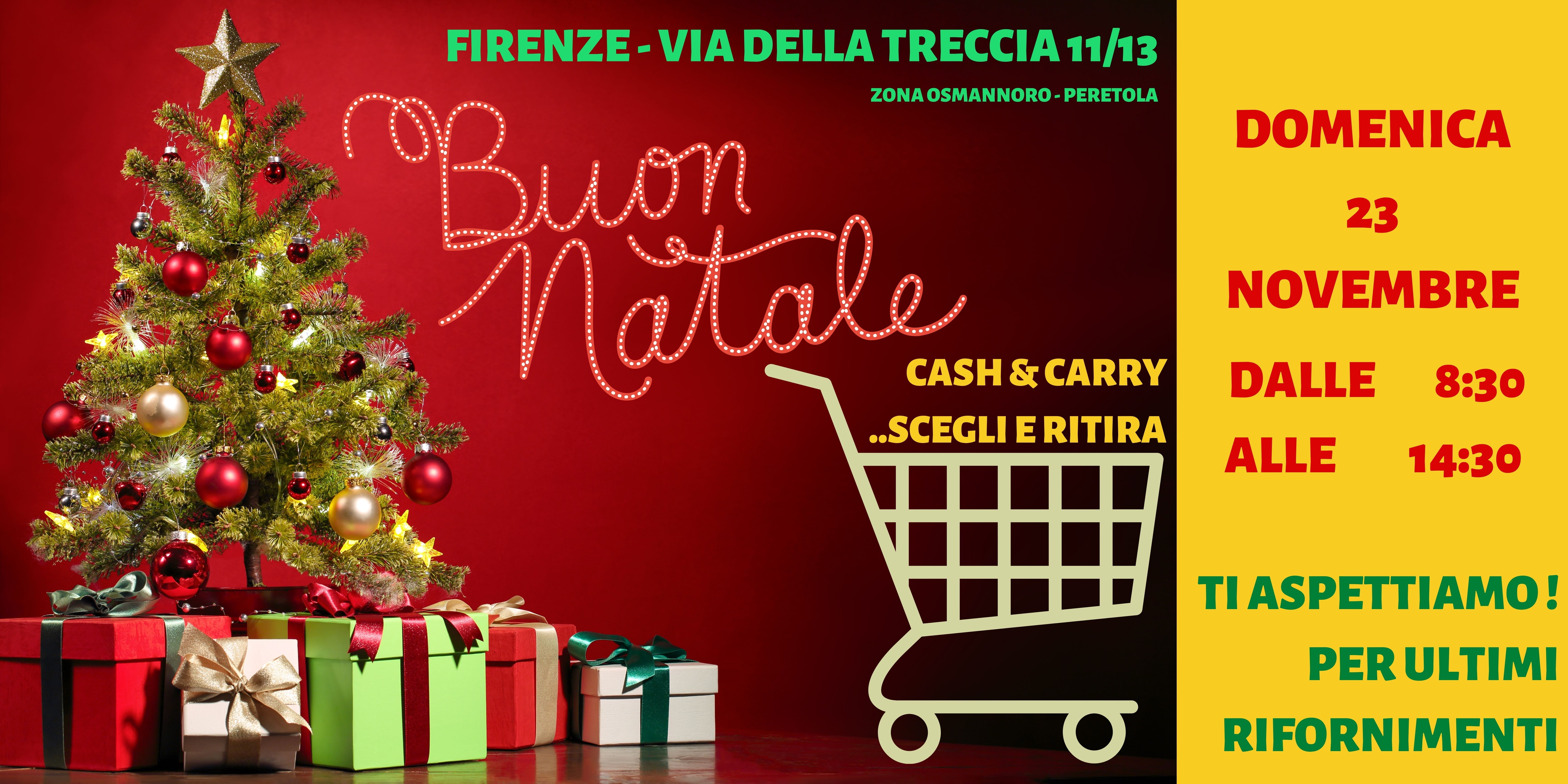 Apertura Domenica 23 Novembre